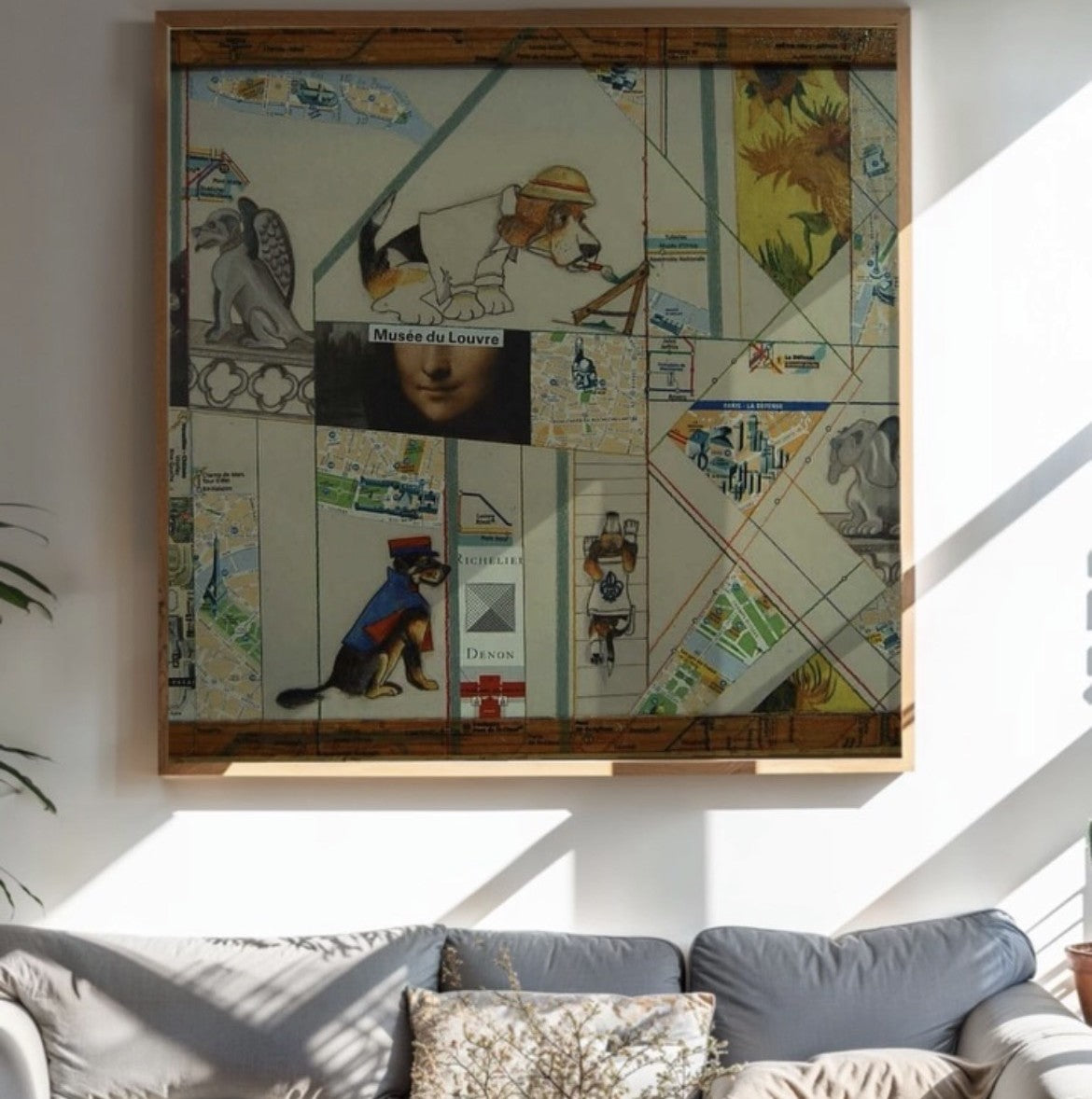 Obra original- Nacho y Francois en París