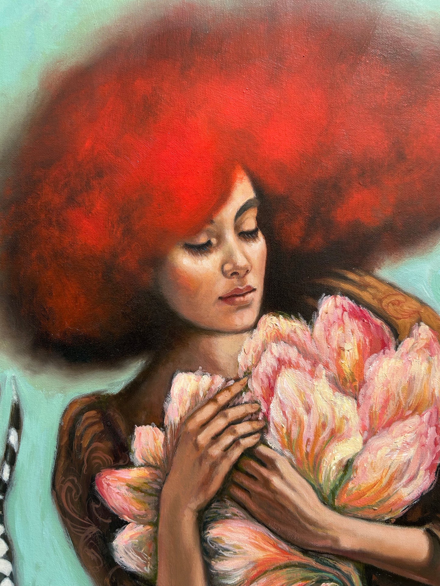 Obra de arte original - "Jardín acuático"