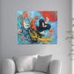 Obra de arte original - Sirena con barcos