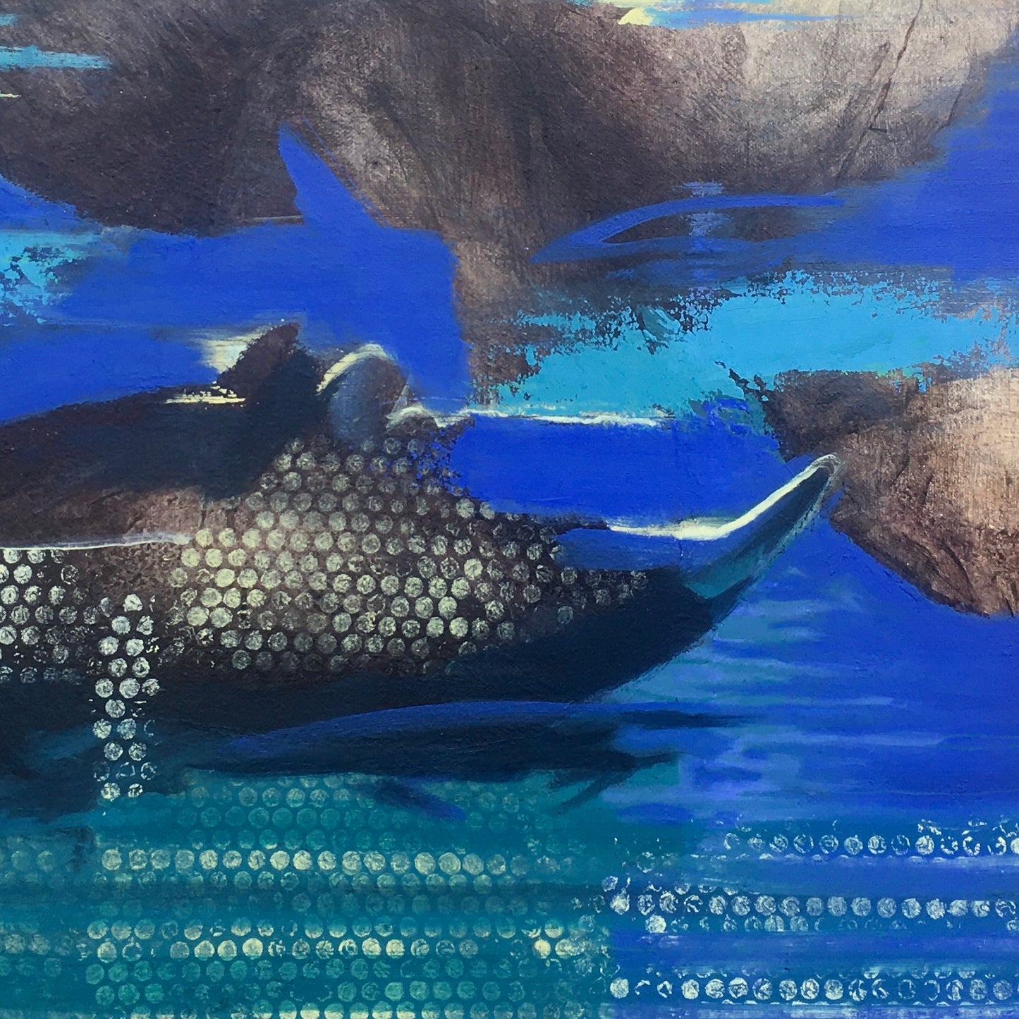 Reflexión flotando