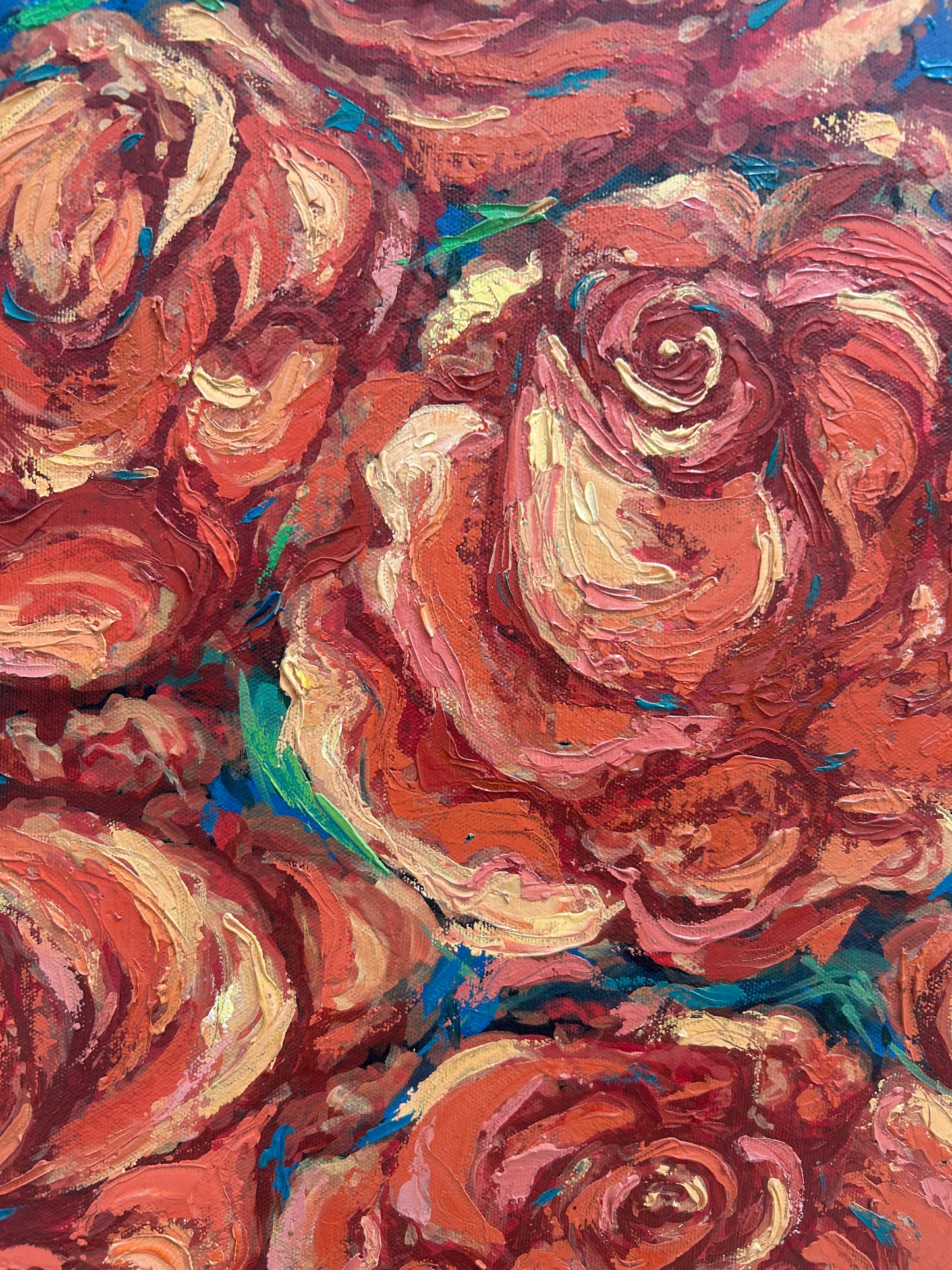 Obra de Arte Original - Bodegón con flores