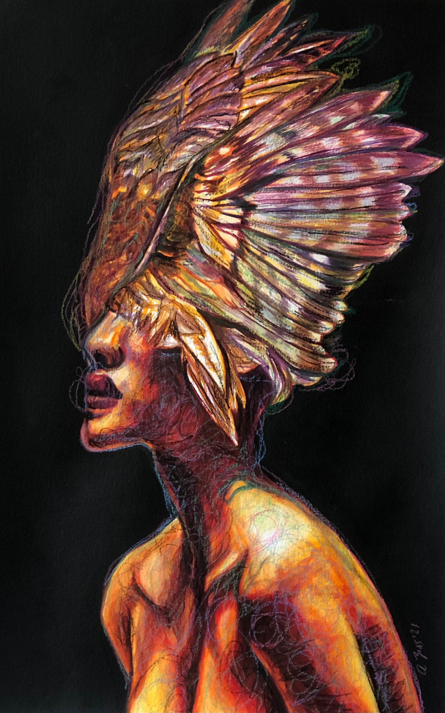 Obra de Arte Original - “Metamorfosis del Silencio”