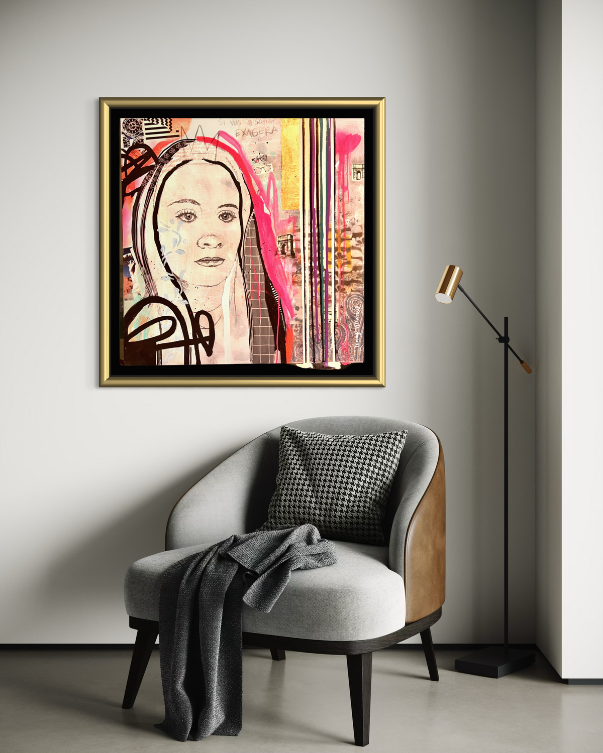 Obra de arte original - Si vas a soñar exagera