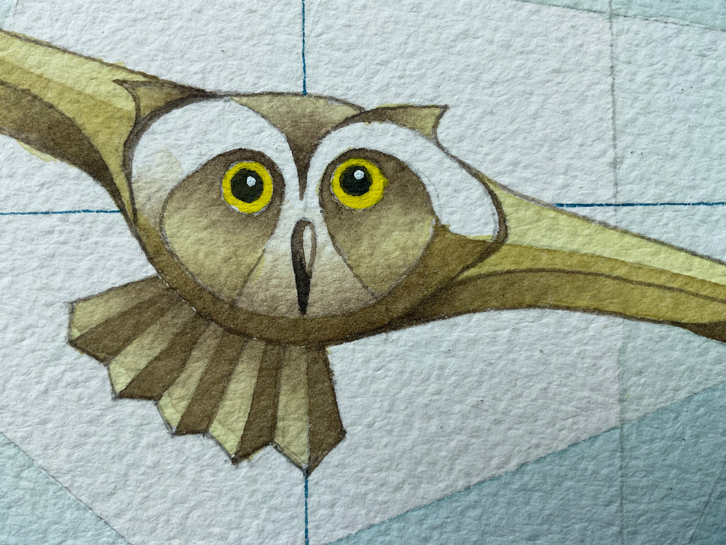 Obra de arte original - Al objetivo