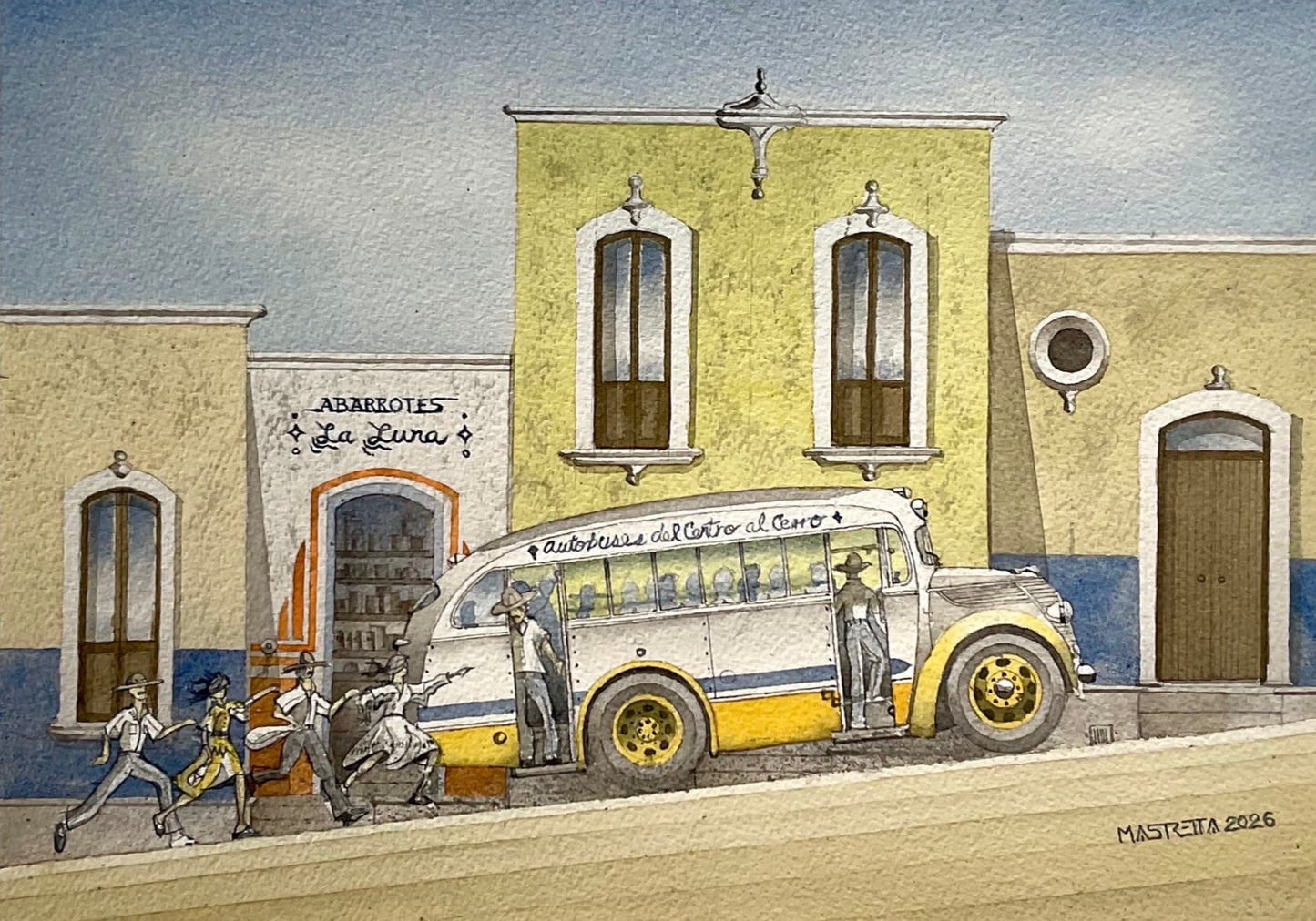 Obra de arte original - Hora pico