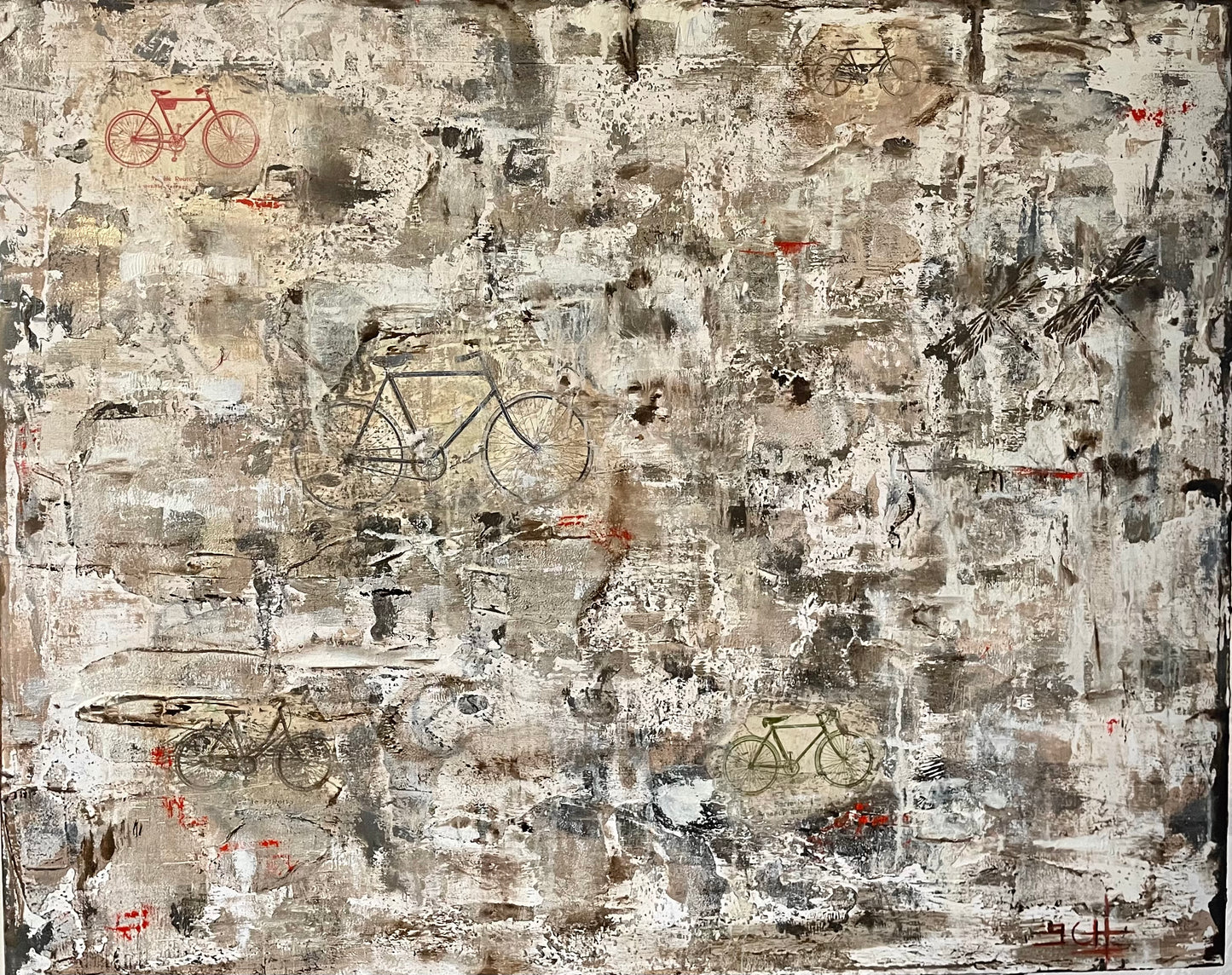 Cuadro al óleo - Enero en Movimiento