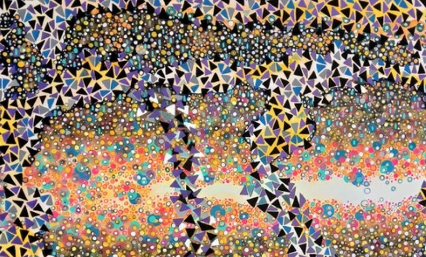 Cuadro Abstracto Contemporáneo- Quantum 44
