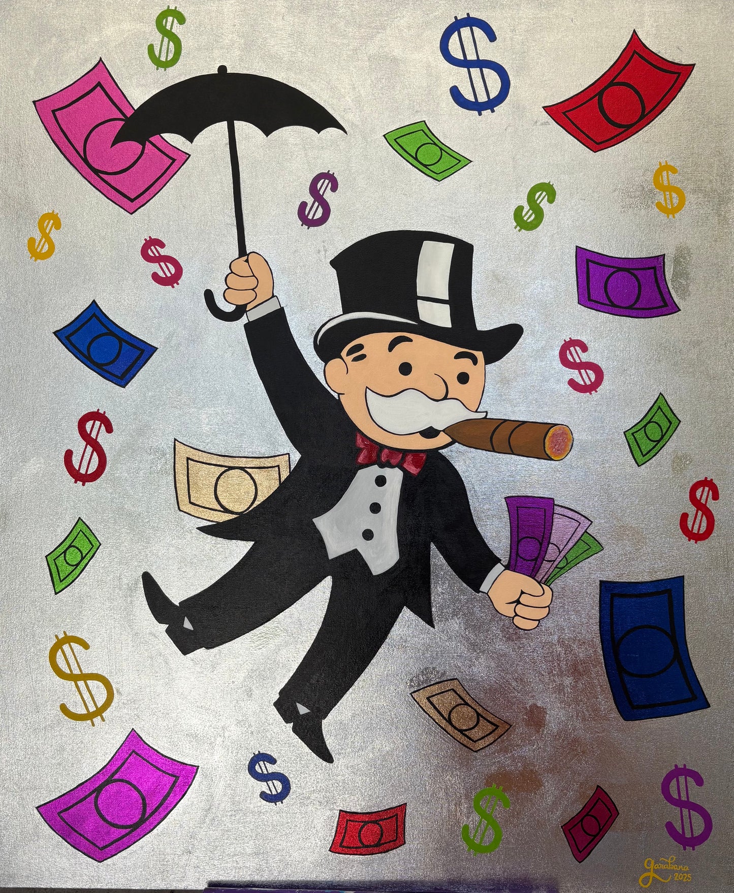 Arte contemporáneo- Make it Rain