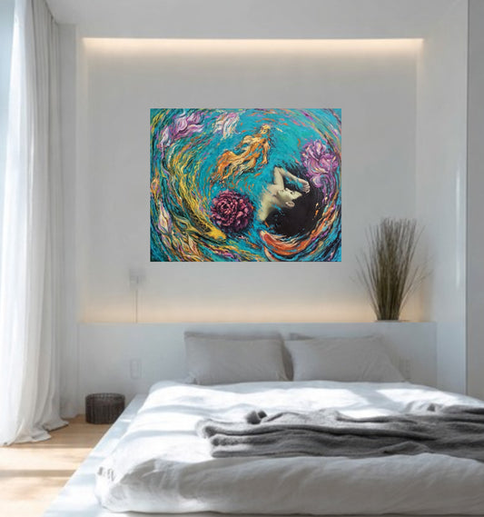 Obra de arte original - Sueño acuático