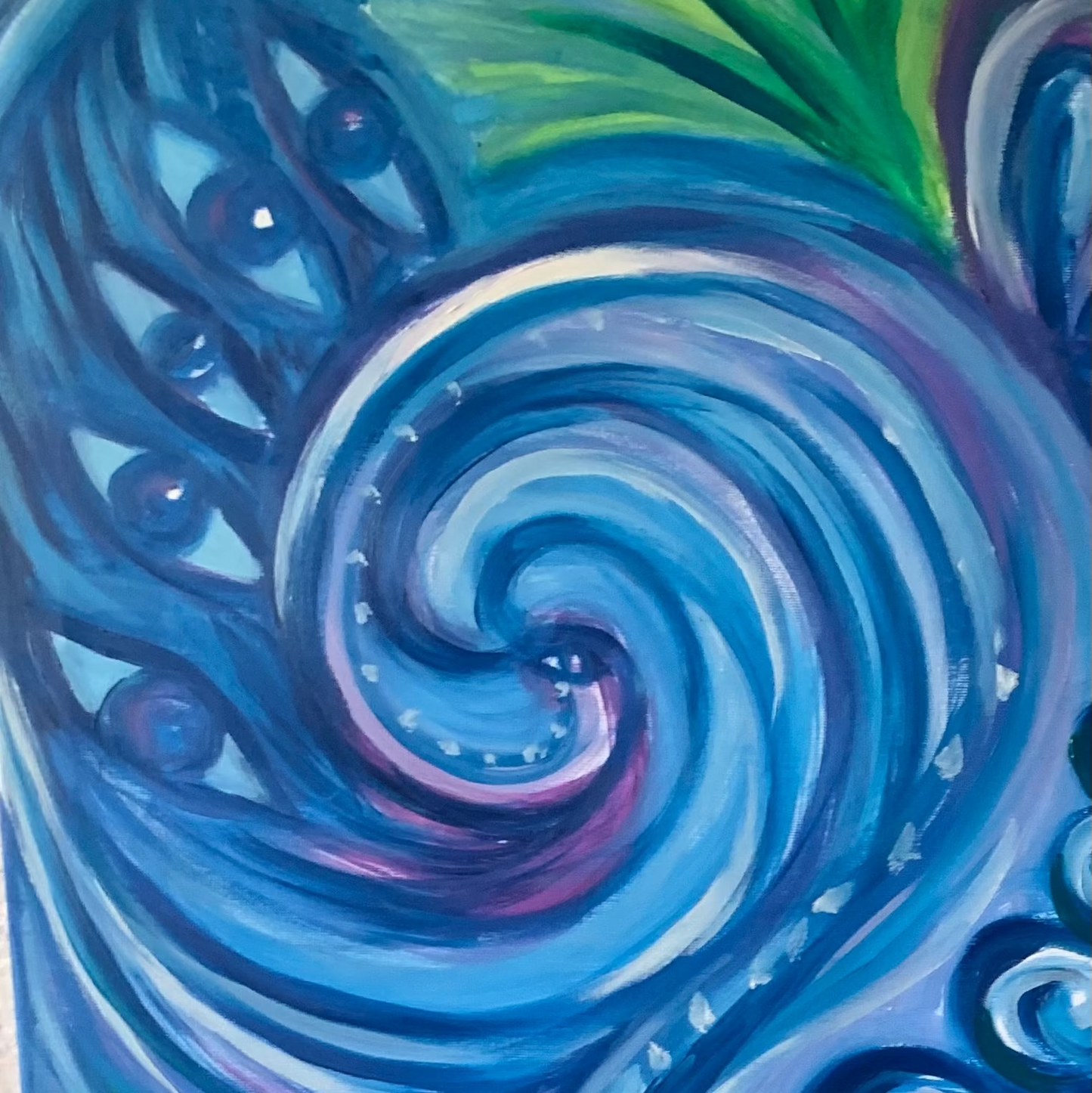 Cuadro abstracto- Creación Divina