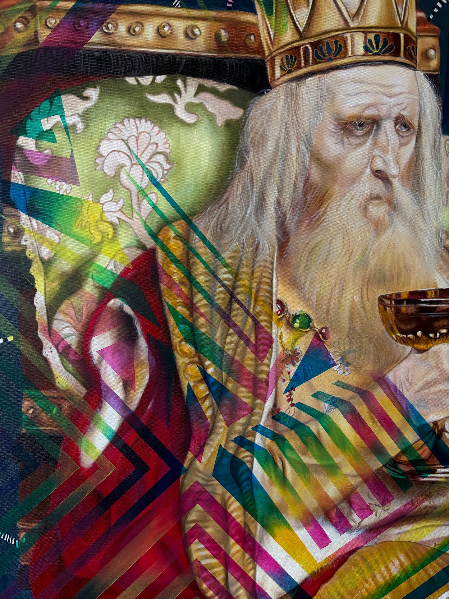 pintura arte- El rey de Thule