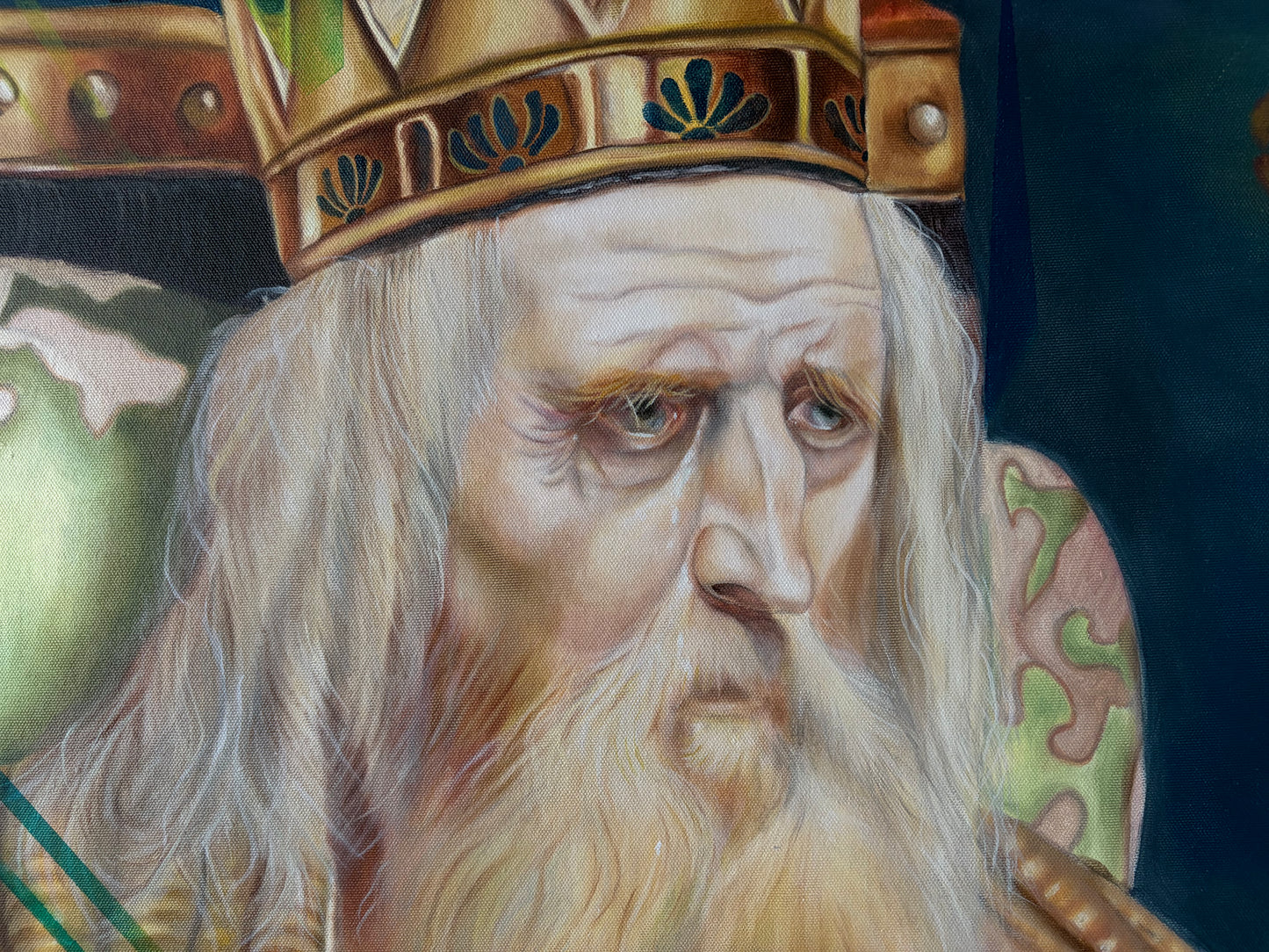 pintura arte- El rey de Thule