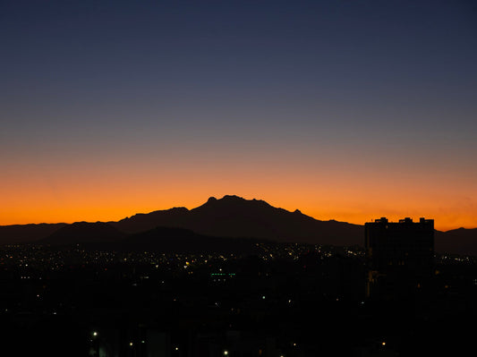 Fotografía decorativa - Iztaccihuatl por la mañana desde CDMX