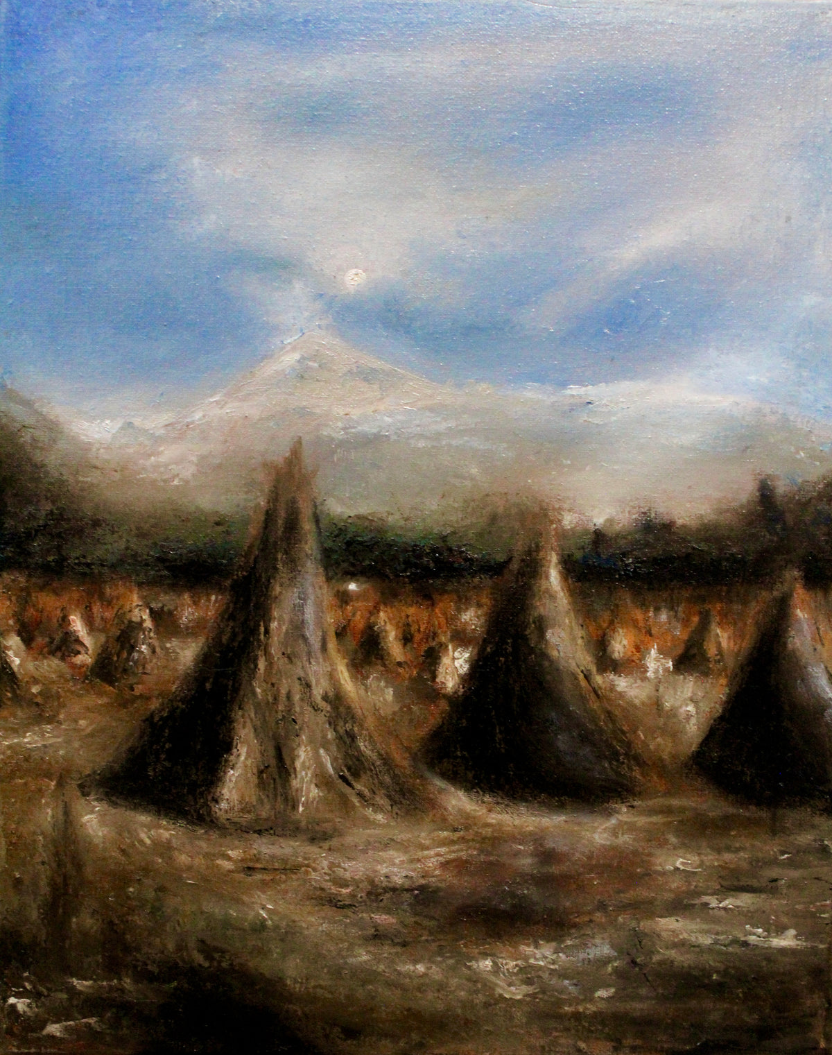 Pajares (Vista al popocatépetl)