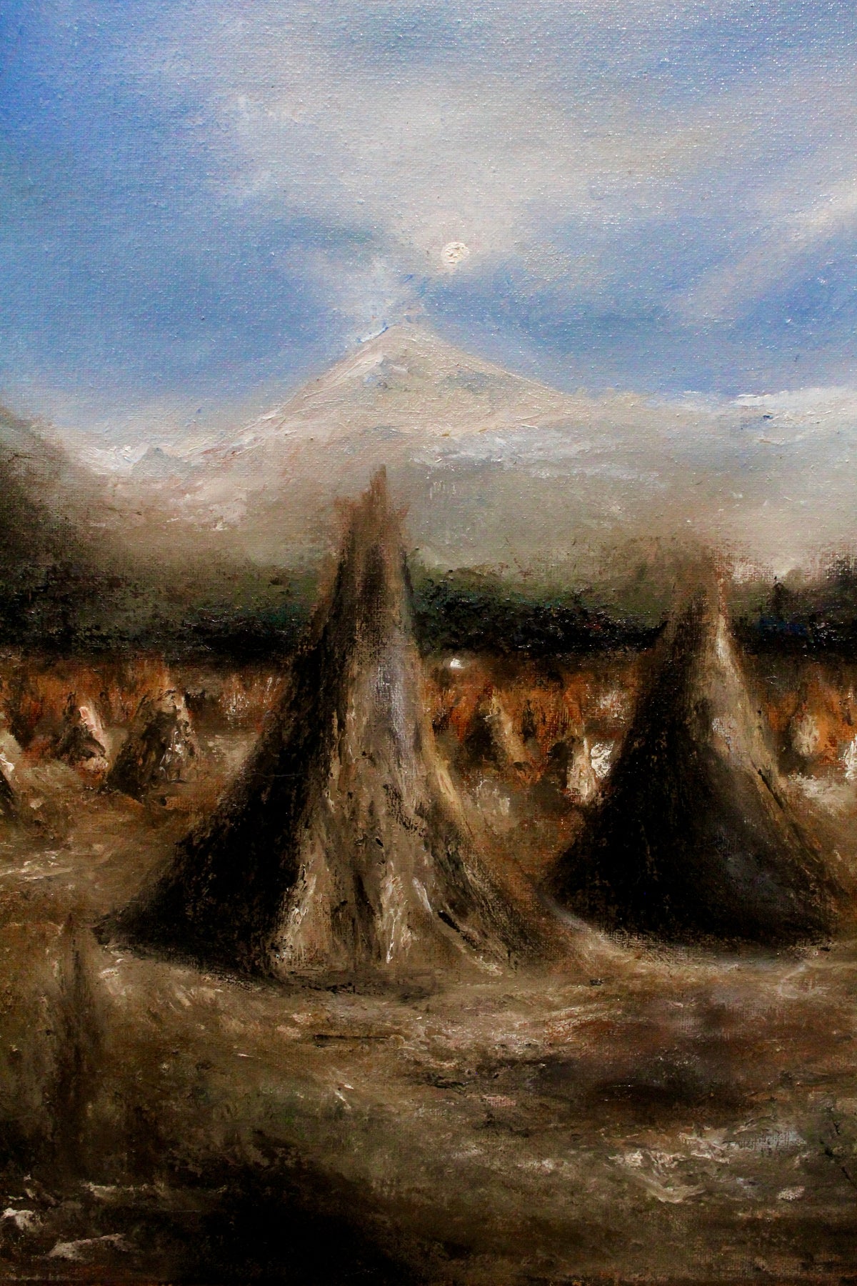 Pajares (Vista al popocatépetl)