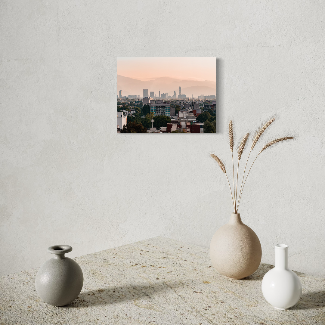 Fotografía decorativa - Amanecer en Ciudad de México