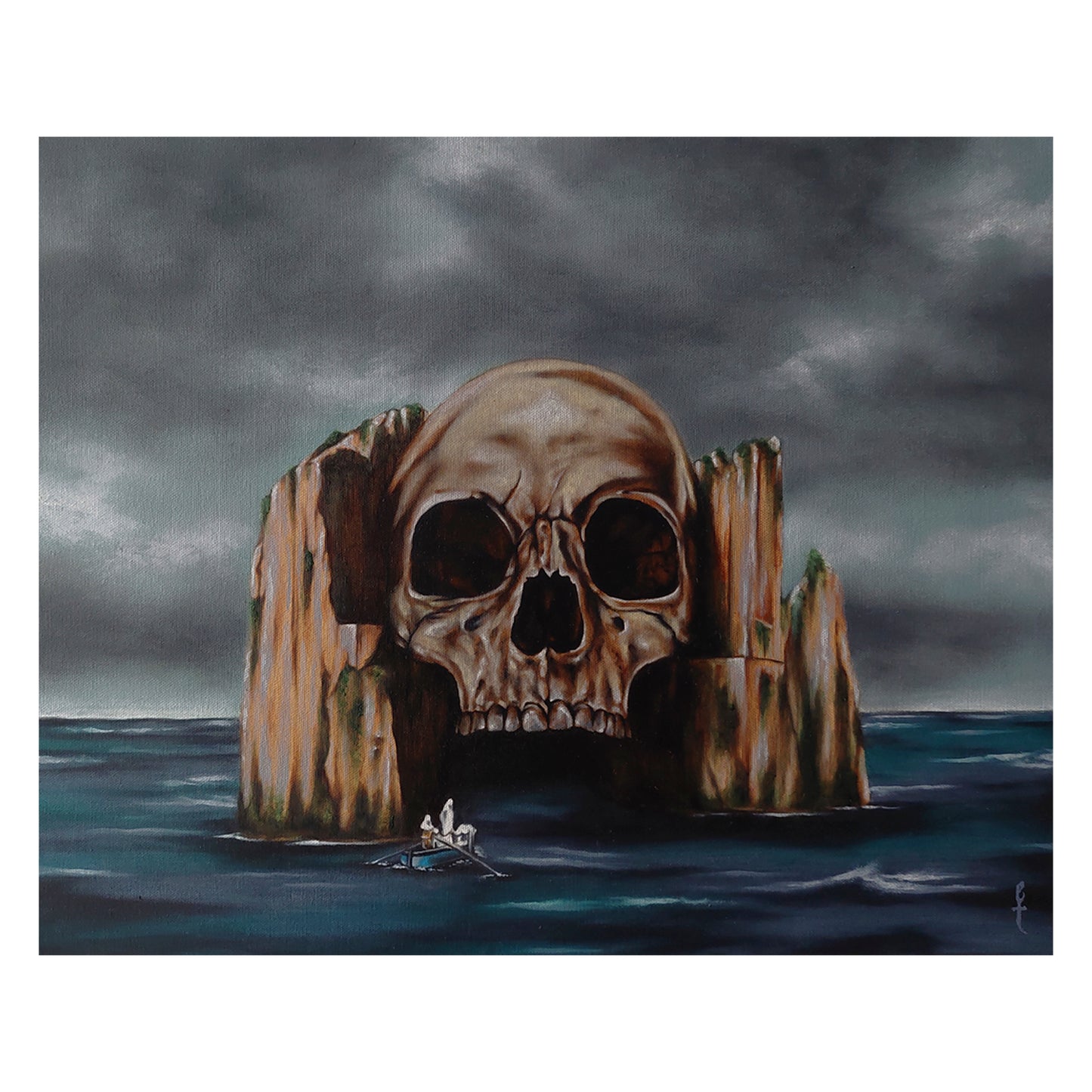 Obra de arte original - La Isla de los Muertos (Homenaje a Arnold Böcklin)