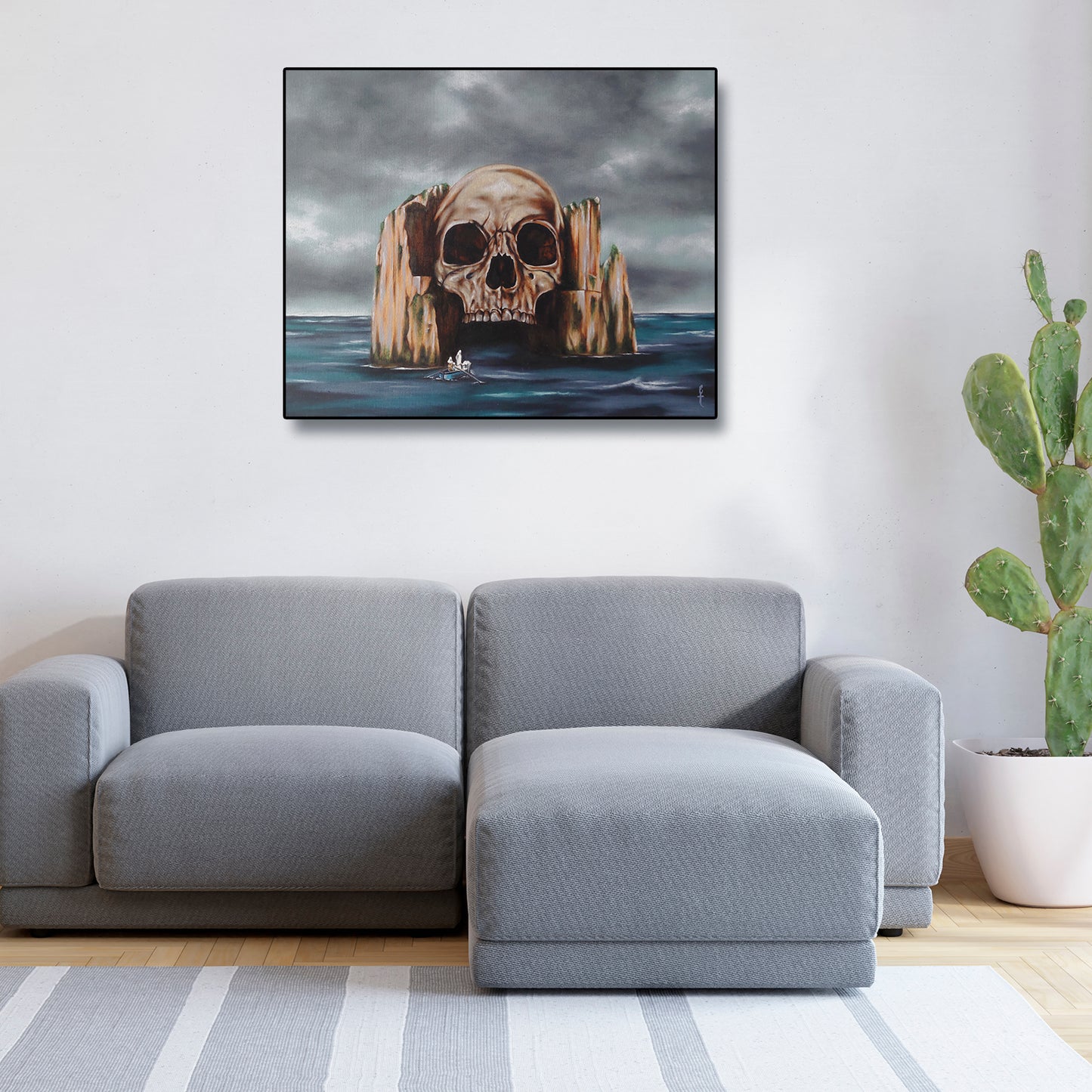 Obra de arte original - La Isla de los Muertos (Homenaje a Arnold Böcklin)