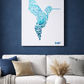 Arte contemporáneo Identidad Azul Verde