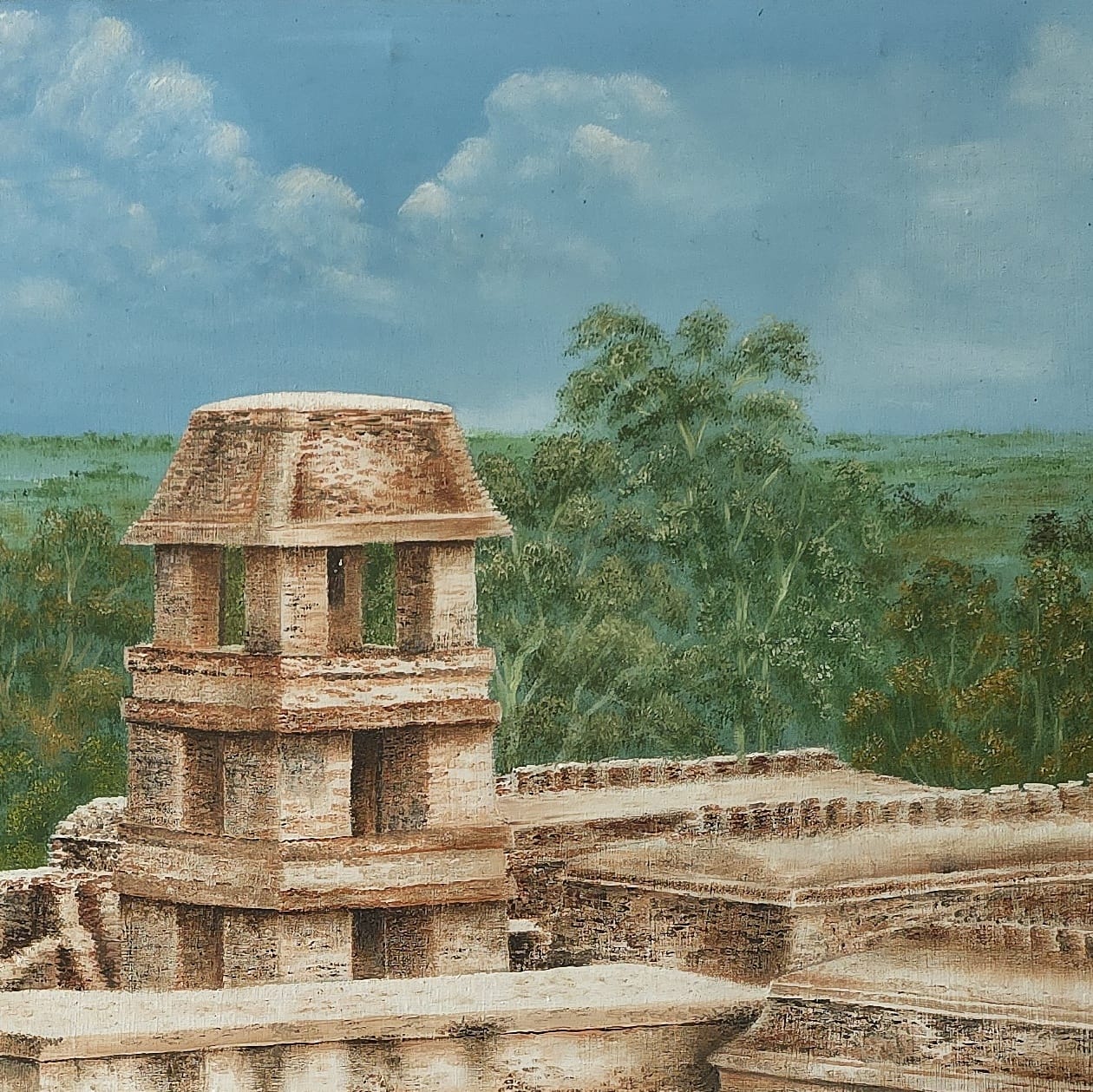 Zona arqueológica de palenque Chiapas