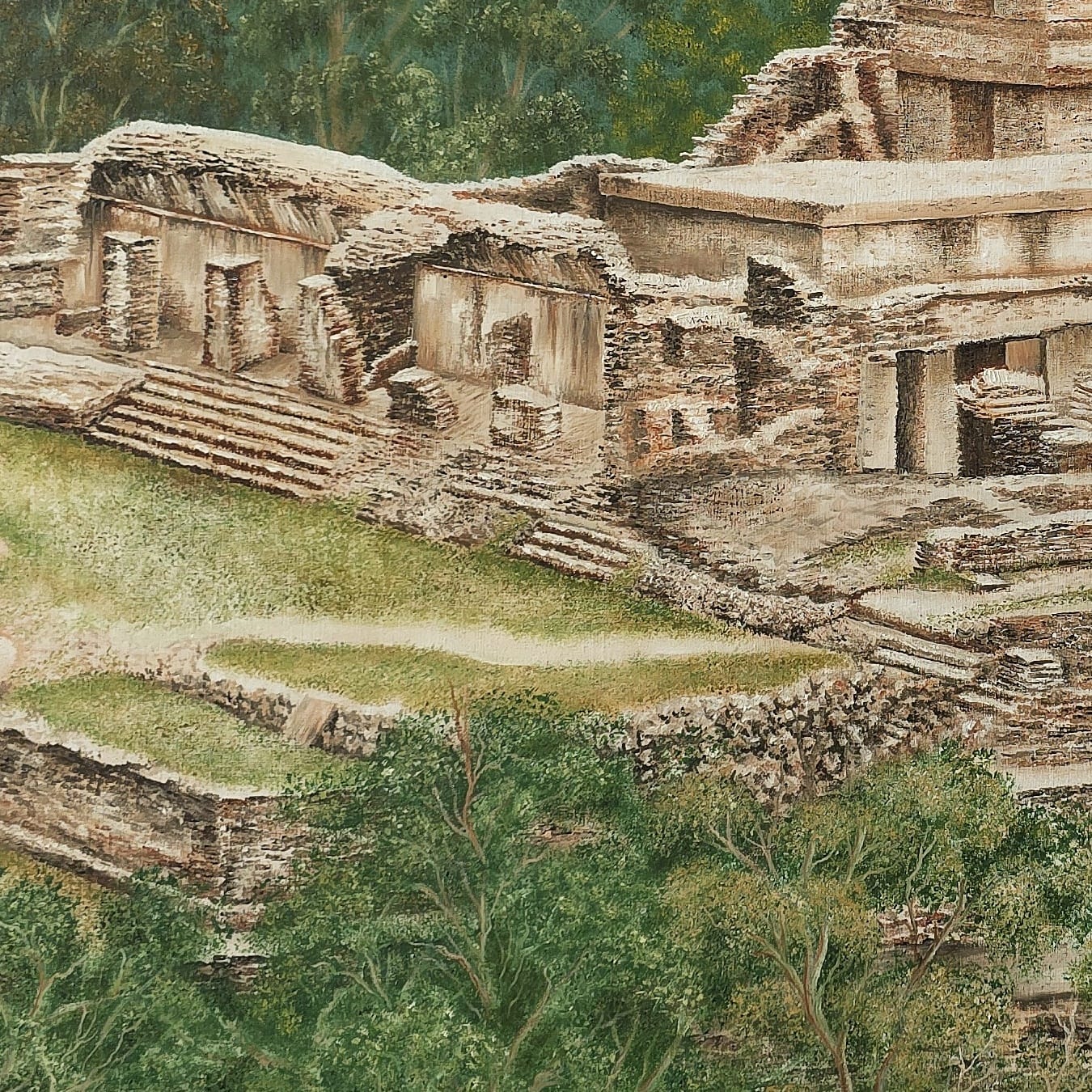 Zona arqueológica de palenque Chiapas