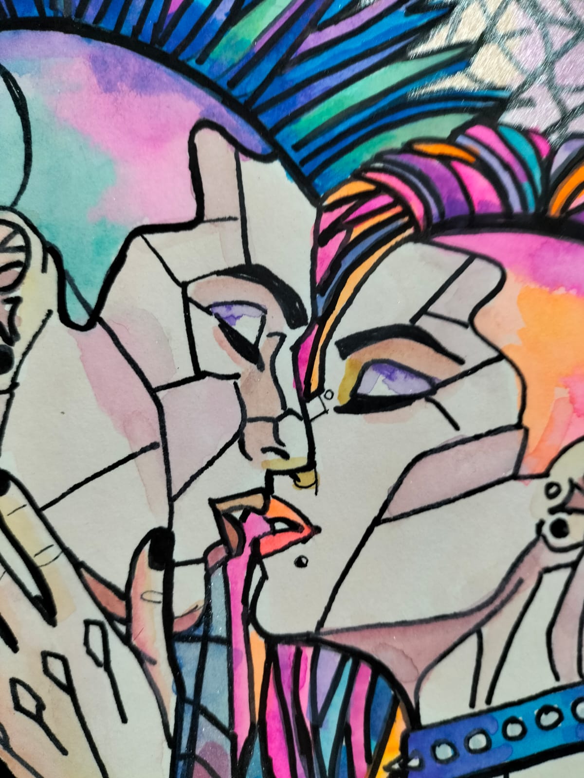 Beso en esencia punk