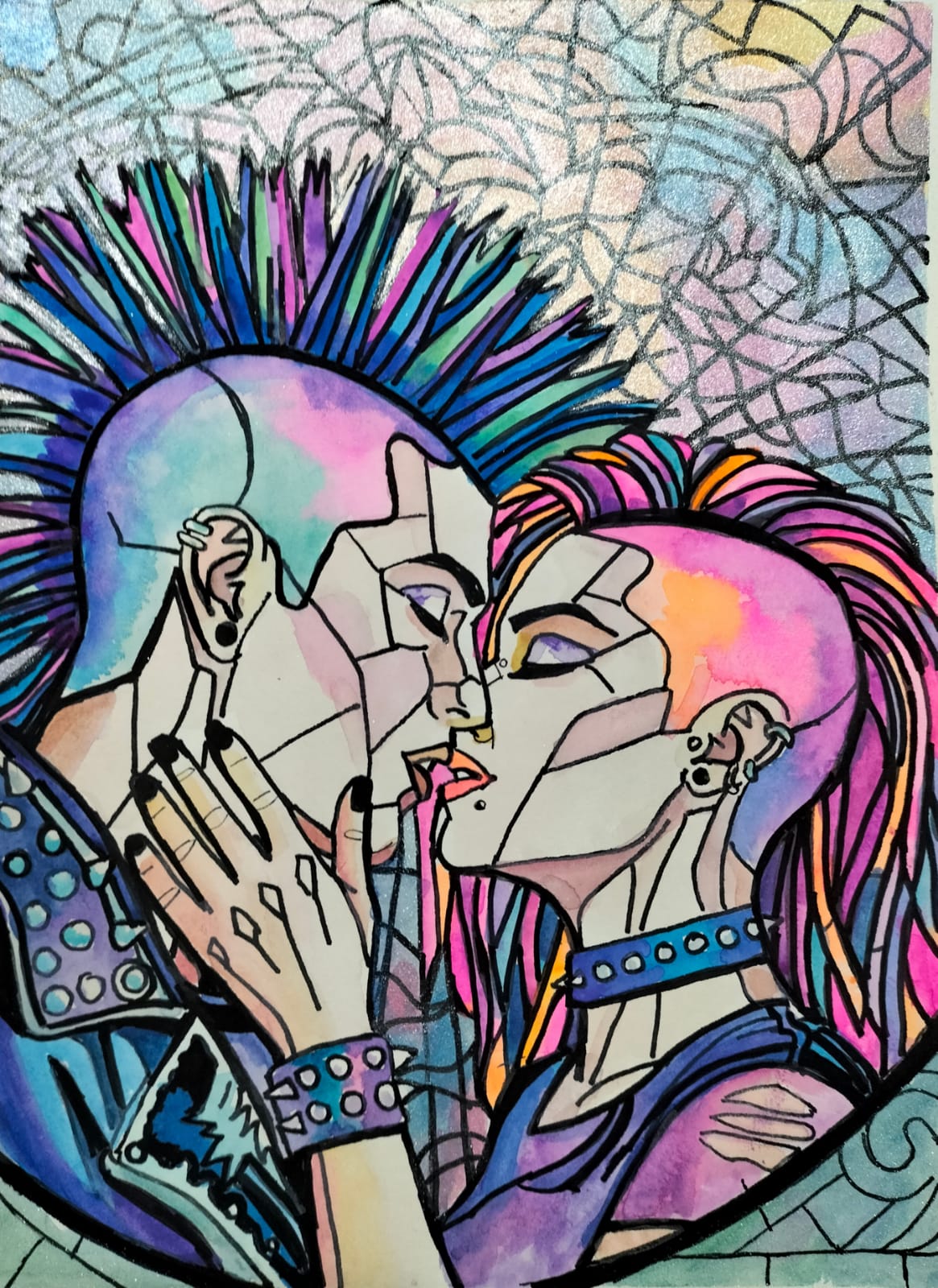 Beso en esencia punk