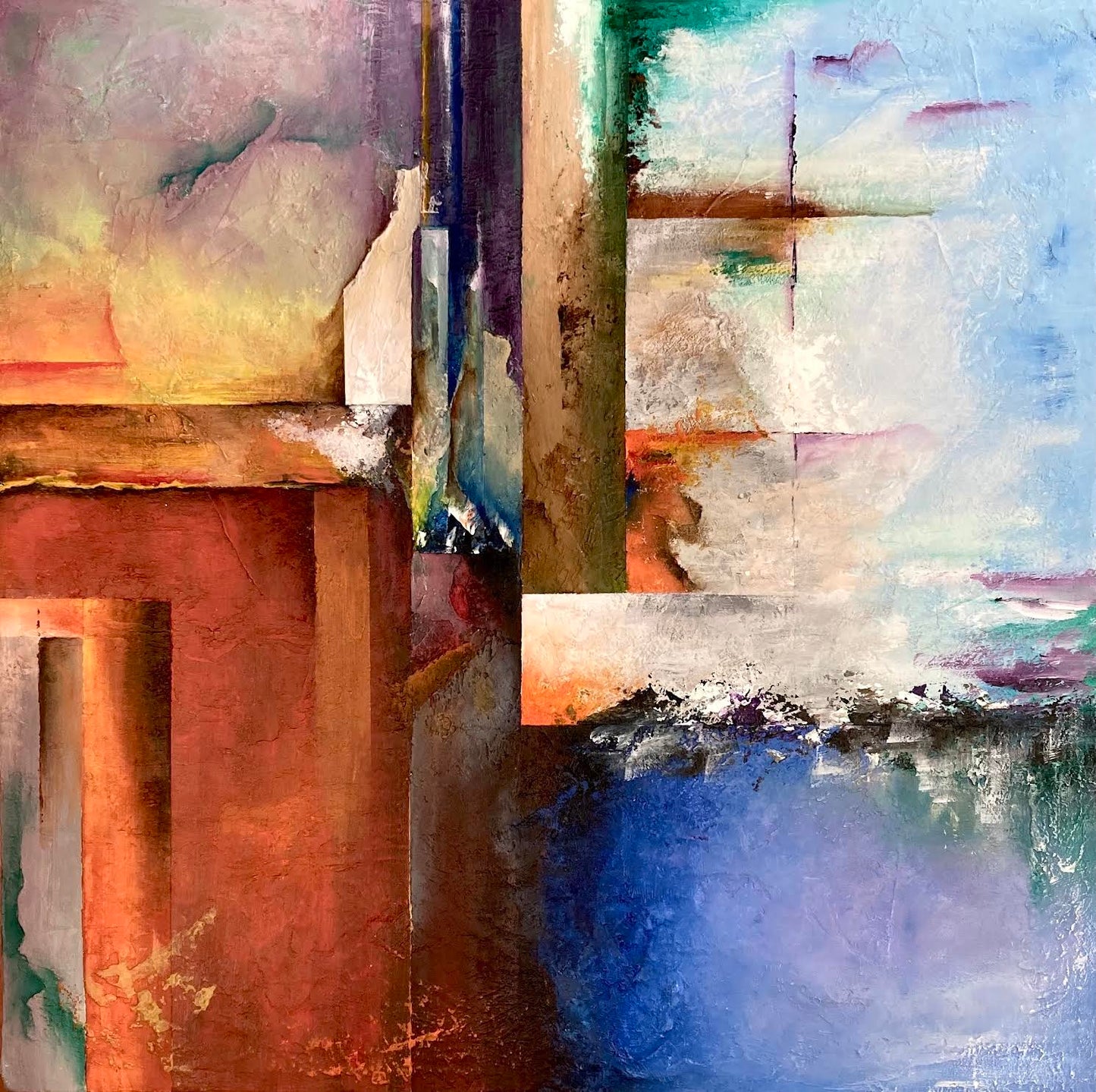 Arte abstracto- Colección Destellos de luz -Intuición-