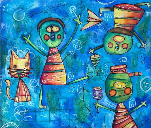 Obra de Arte Original -El avioncito