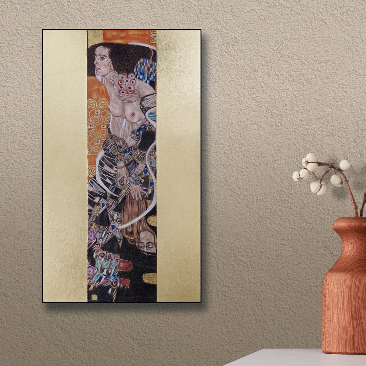 Obra de arte original - Judith II (Salomé) Homenaje a G. Klimt