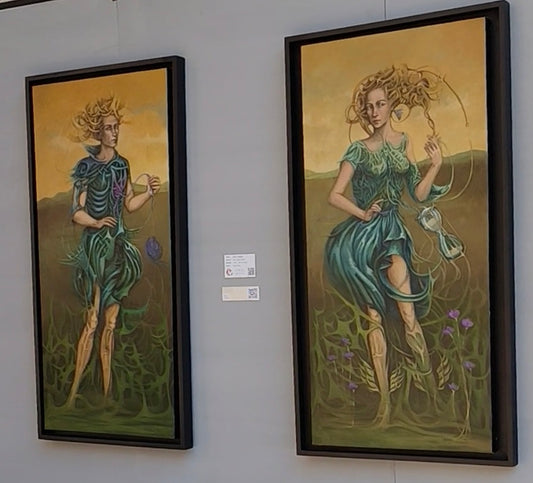 Obra de arte original - Díptico Kairós