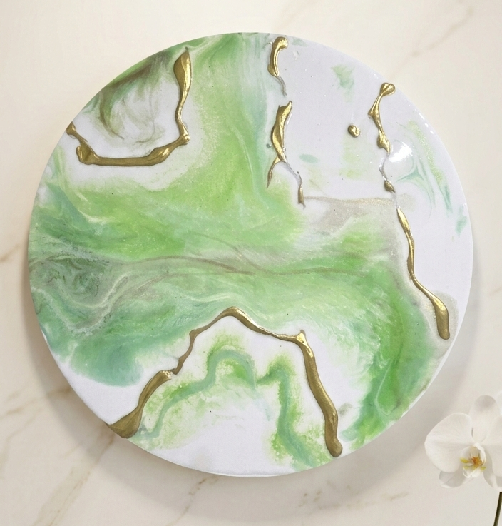 Pintura abstracta - Kintsugi