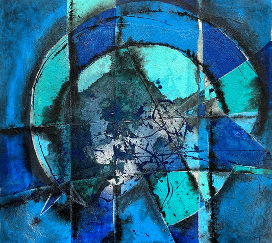 OBRA DE ARTE ORIGNAL - LUNA AZUL