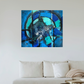 OBRA DE ARTE ORIGNAL - LUNA AZUL