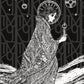La Llave Arte Místico Original | Ilustración Esotérica Onírica | Grimorio Contemporáneo | Lista para Enmarcar