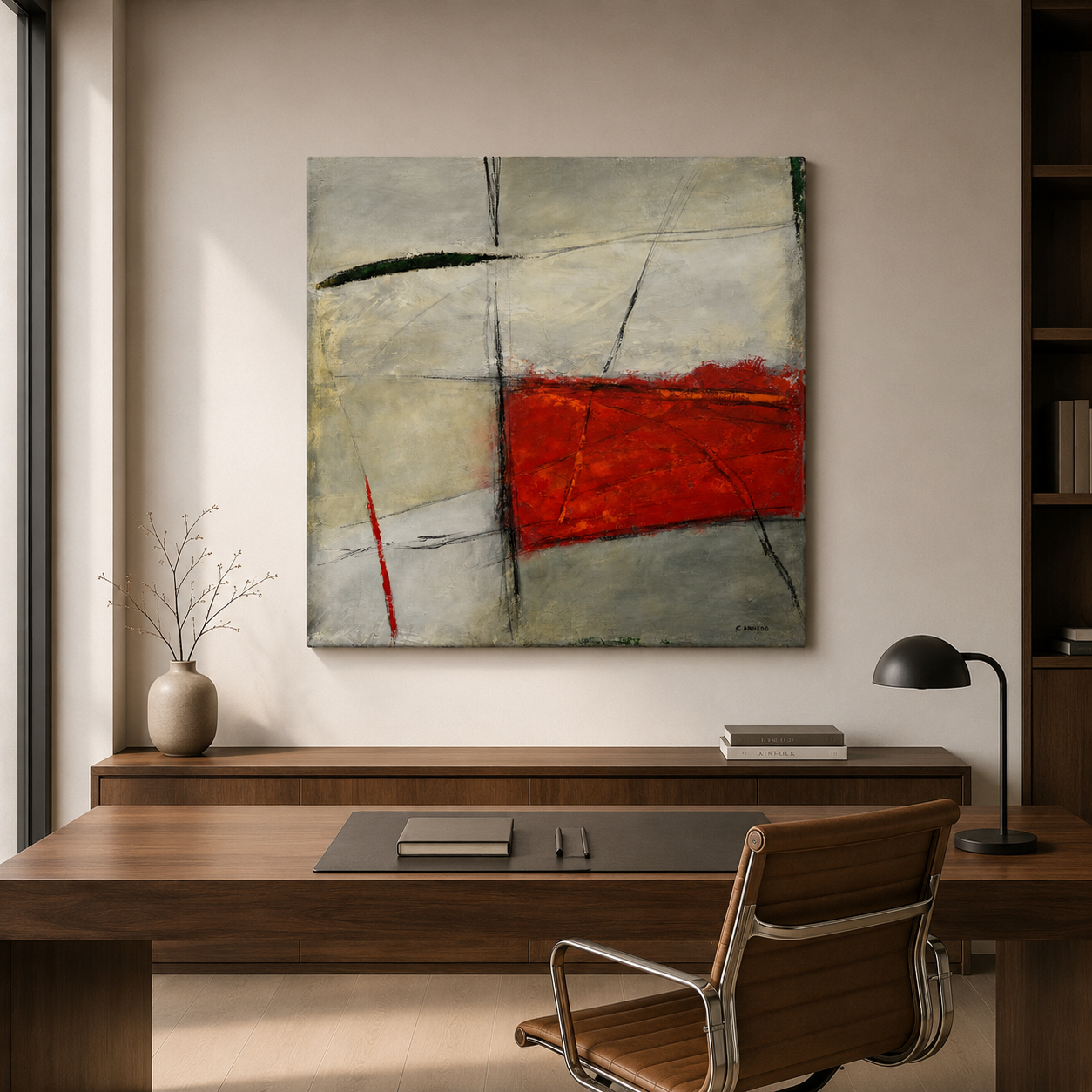 Pintura acrílica - La voz del mineral