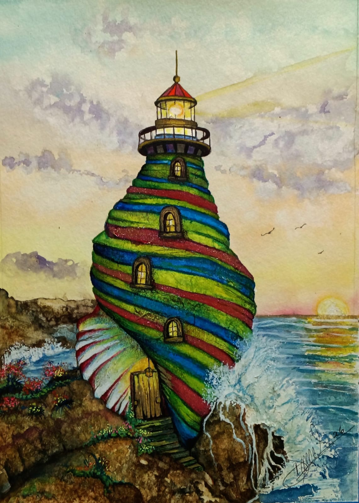 Cuadro decorativo - La luz del arrecife