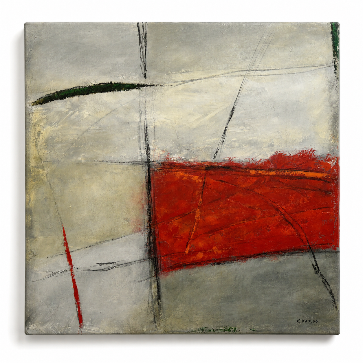 Pintura acrílica - La voz del mineral