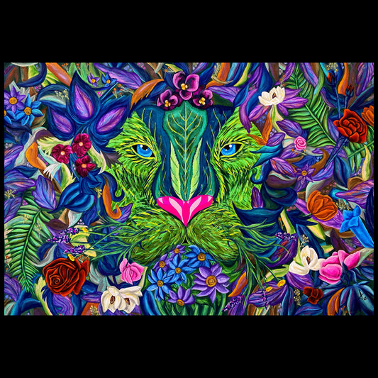 Arte Surrealista - León Floreciente
