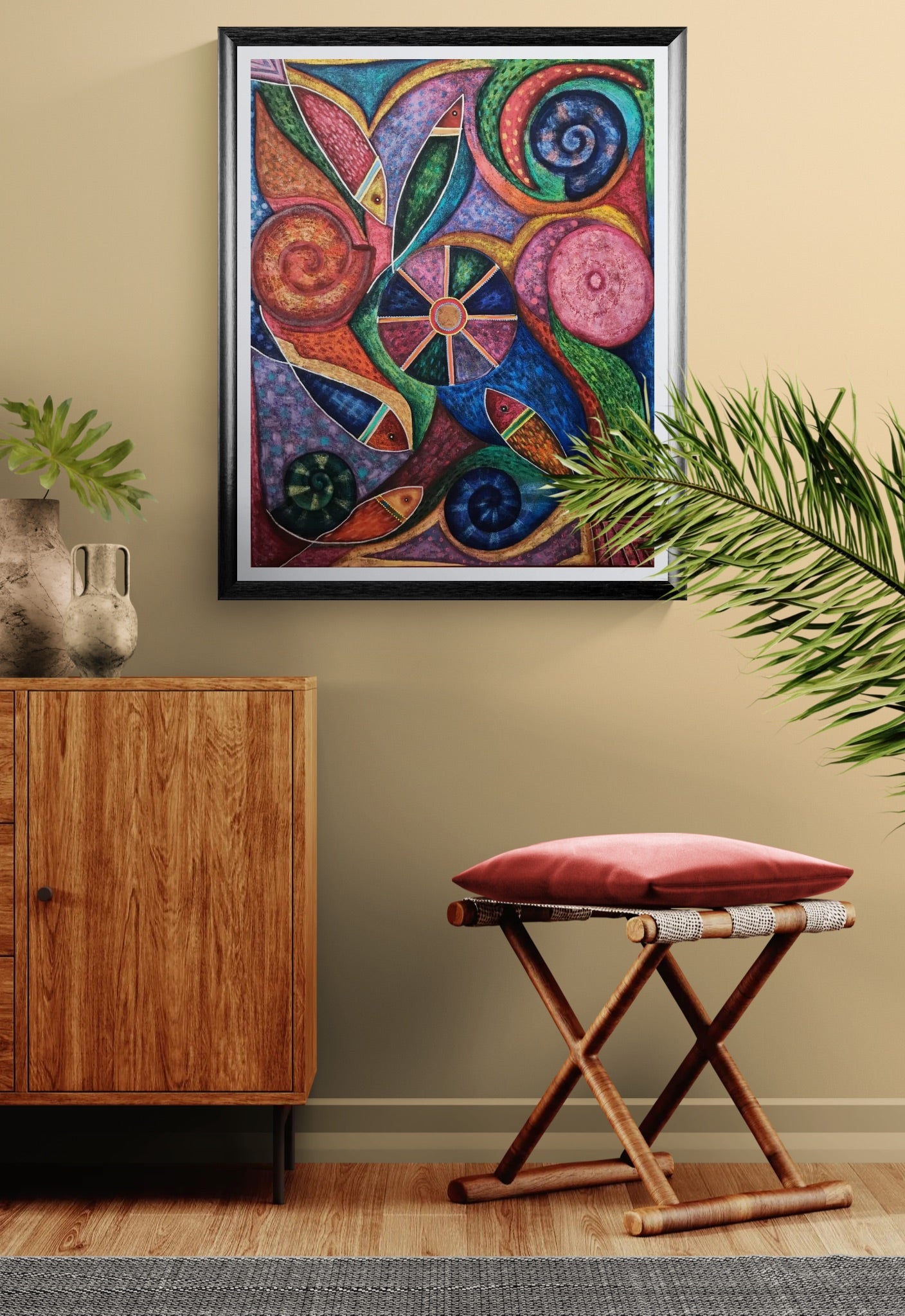 Obra de Arte Original - Fluye como el Rio