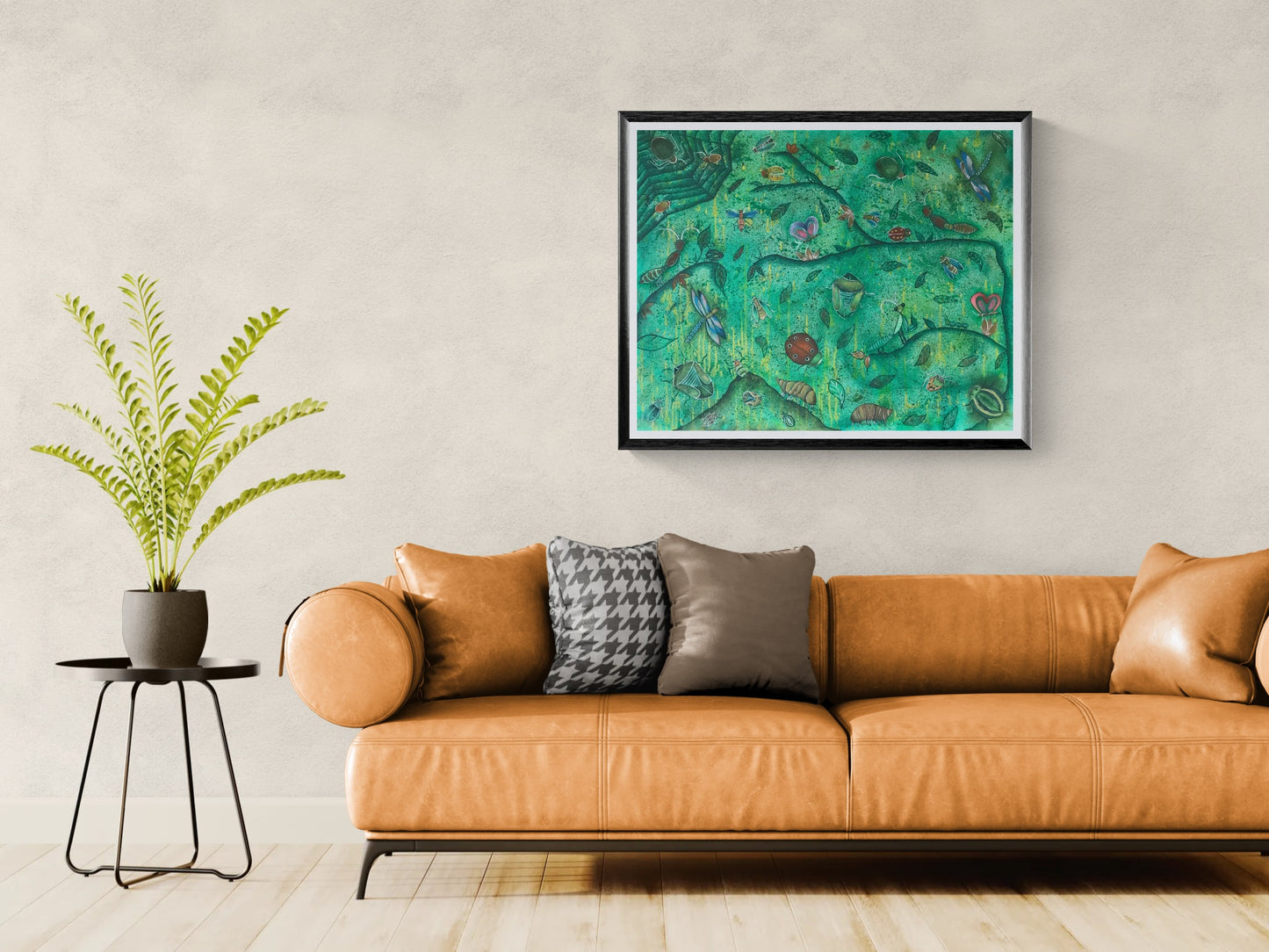 Obra de Arte Original - El Mundo de los Insectos