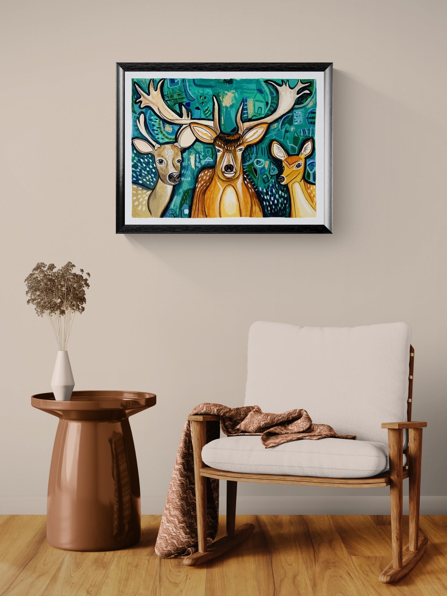 Obras de Arte Original - Queridos Venados