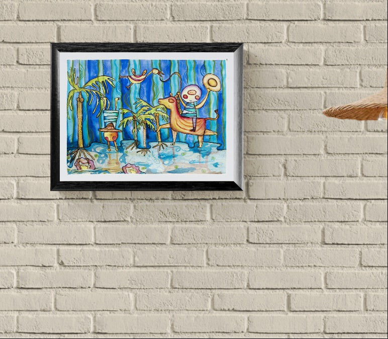 Obra de Arte Original - El Vaquerito