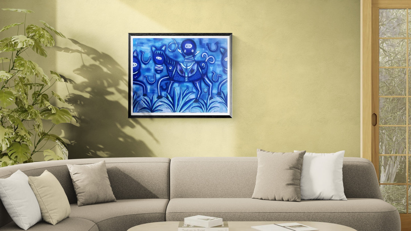 Obra de Arte Original - El Guardian del Agave