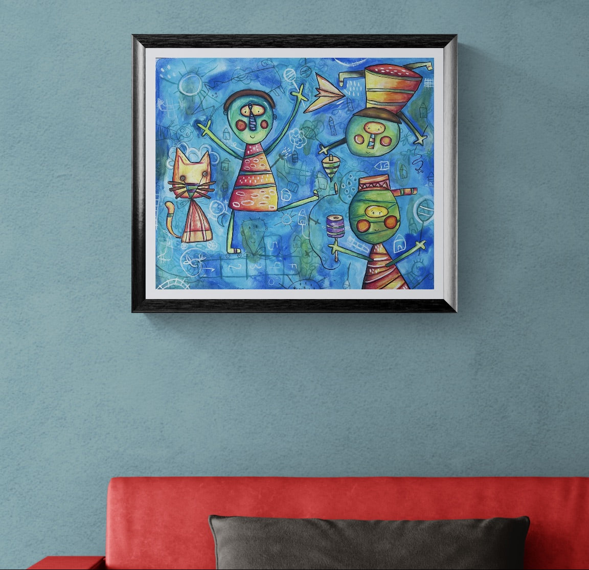 Obra de Arte Original -El avioncito