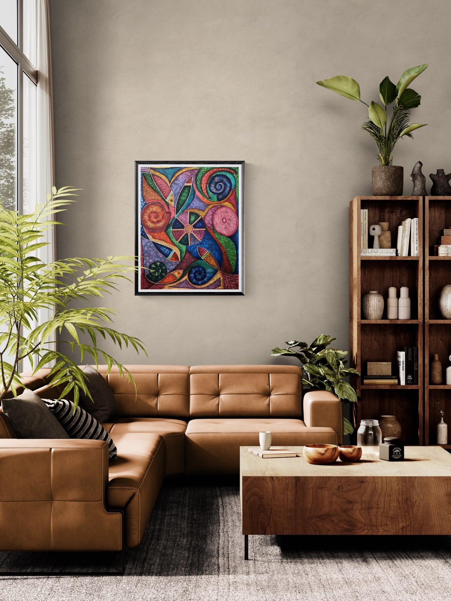 Obra de Arte Original - Fluye como el Rio