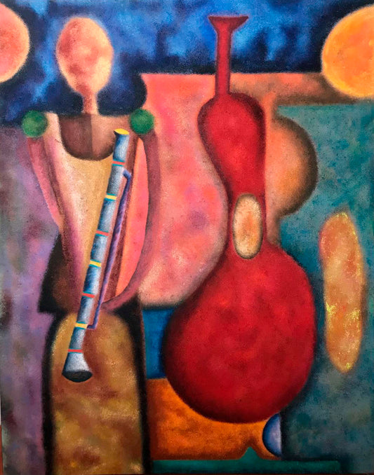 Obra de arte Original - Los Músicos de Orquesta