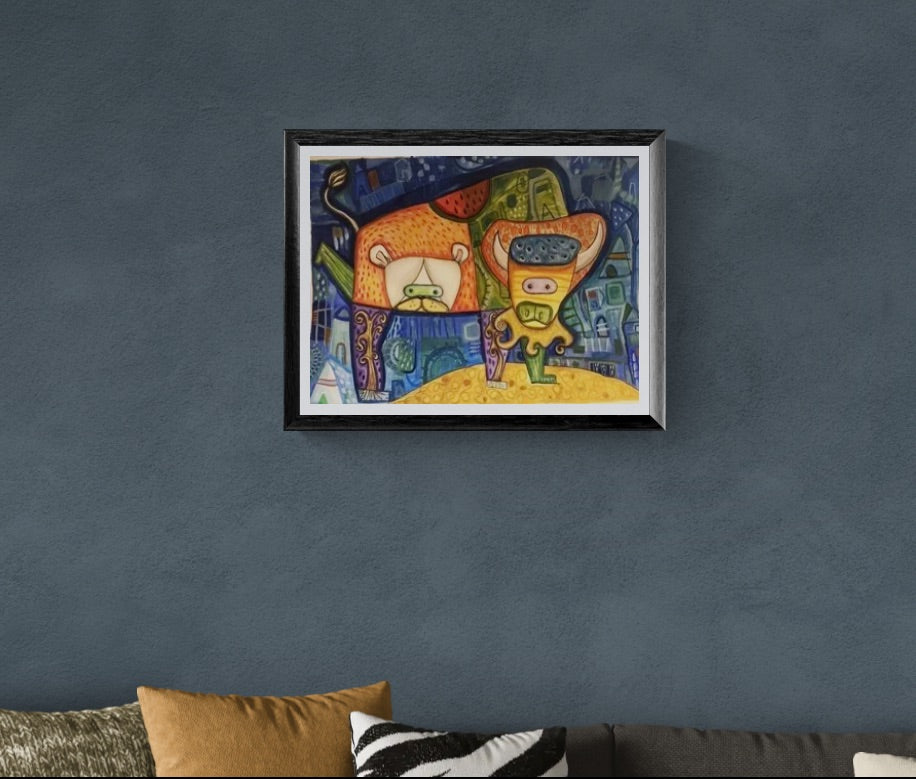 Obra de Arte Original - El Bufalito