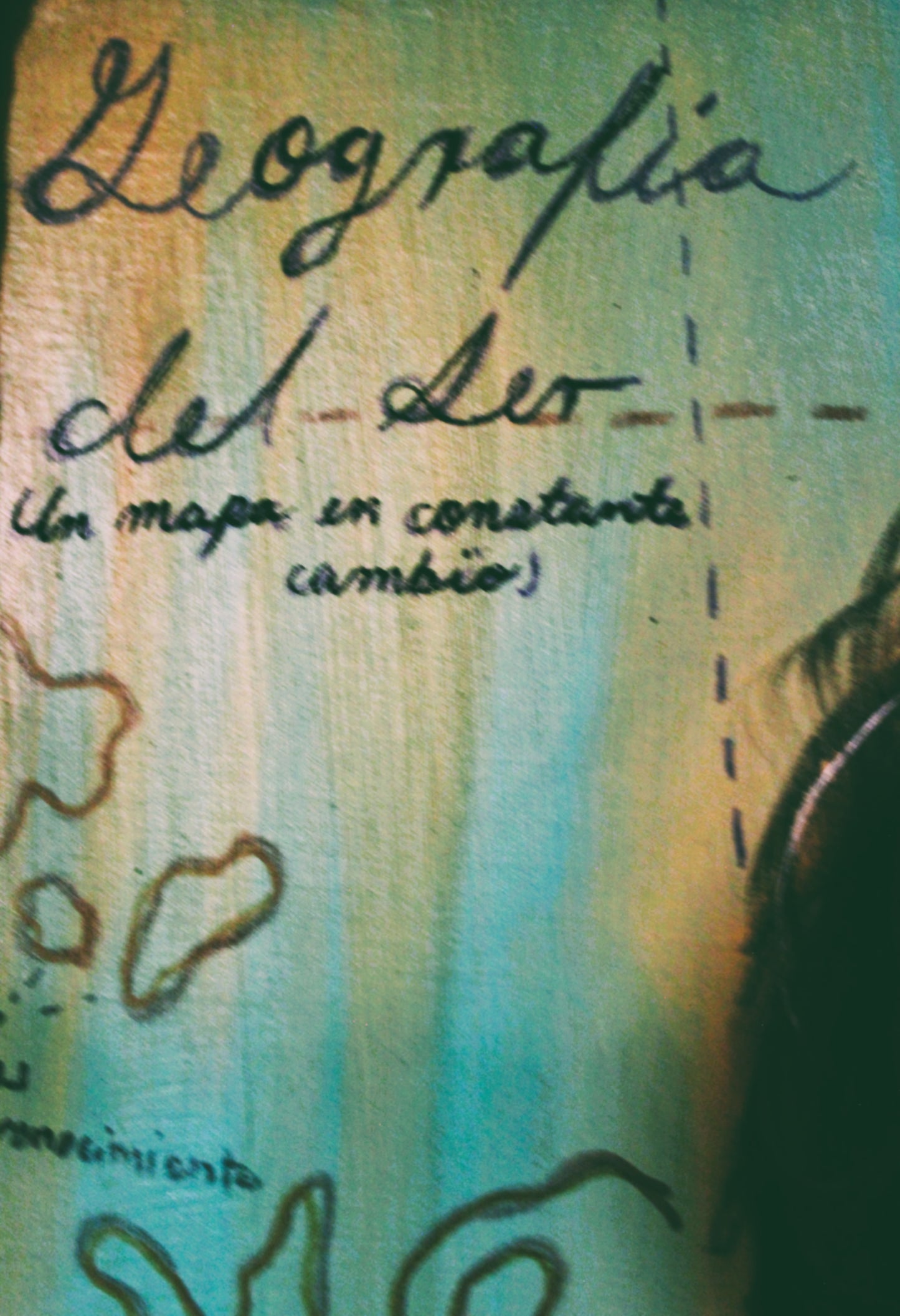 Obra de arte original-Geografía del Ser (Un Mapa en Constante Cambio)