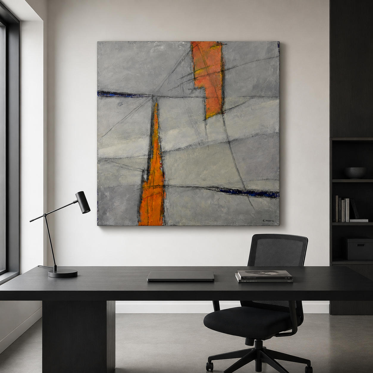 Pintura acrílica - Memoria de la roca